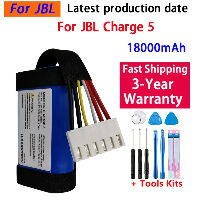 Jbl Speaker Charge 5 - Batería de Repuesto Original de 18000mAh