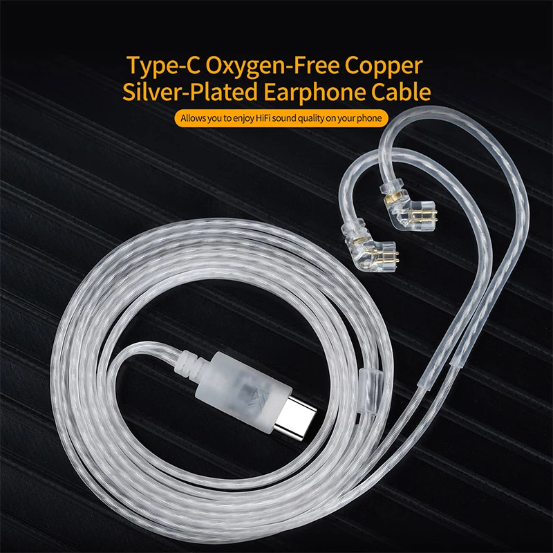 Cable para Auriculares KZ OFC  - Usb C Earphone reseña y precio