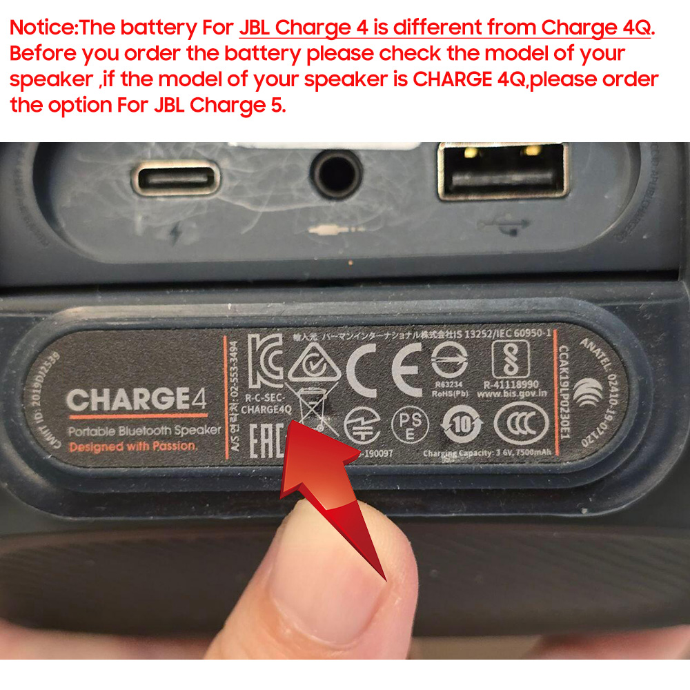 Batería de repuesto ID998 IY06 - Jbl Speaker Charge 5 reseña y precio