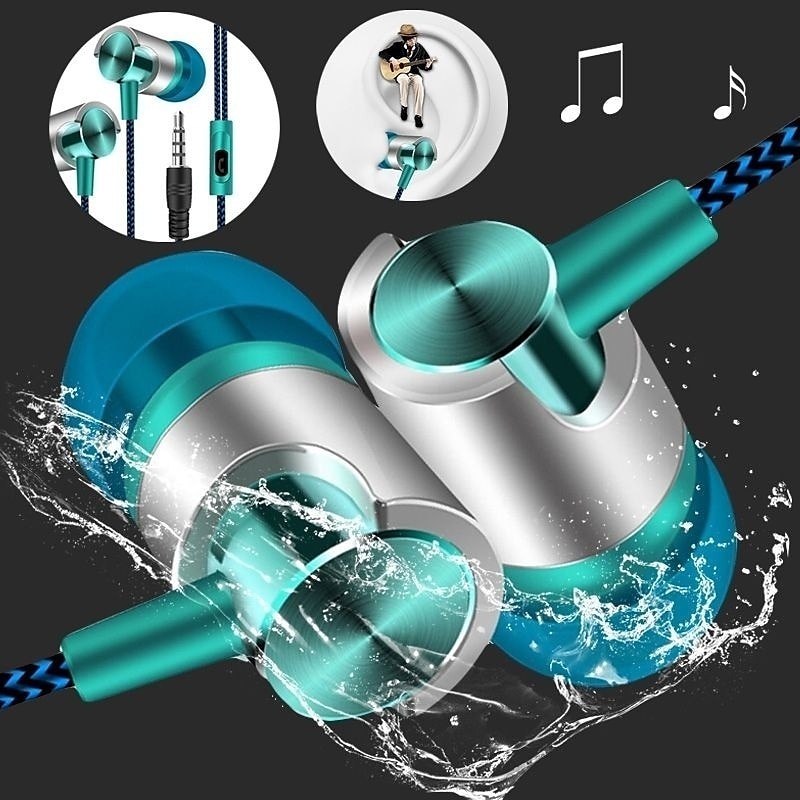 Auriculares estéreo 9D con cab - Wired Earphone Mic reseña y precio